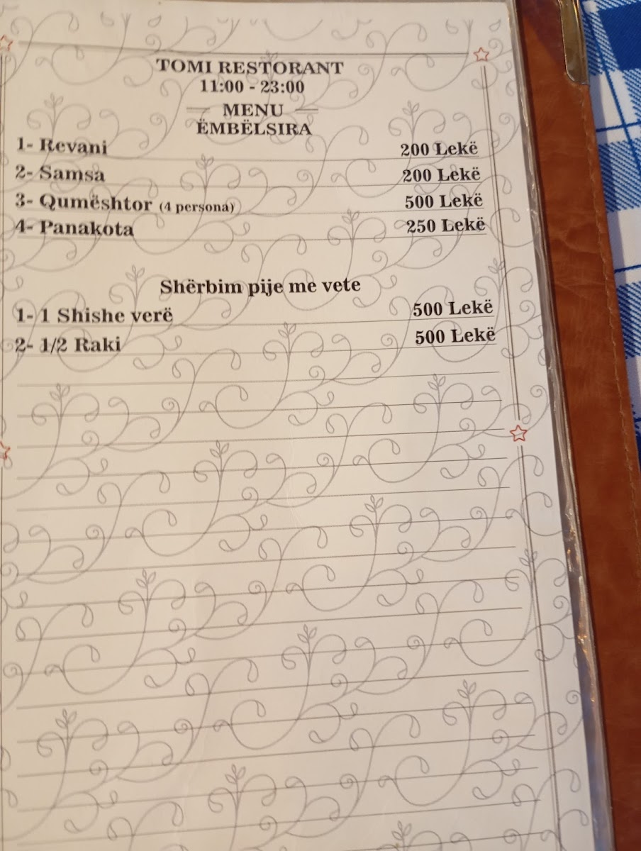 Menu Restorant Tomi-3